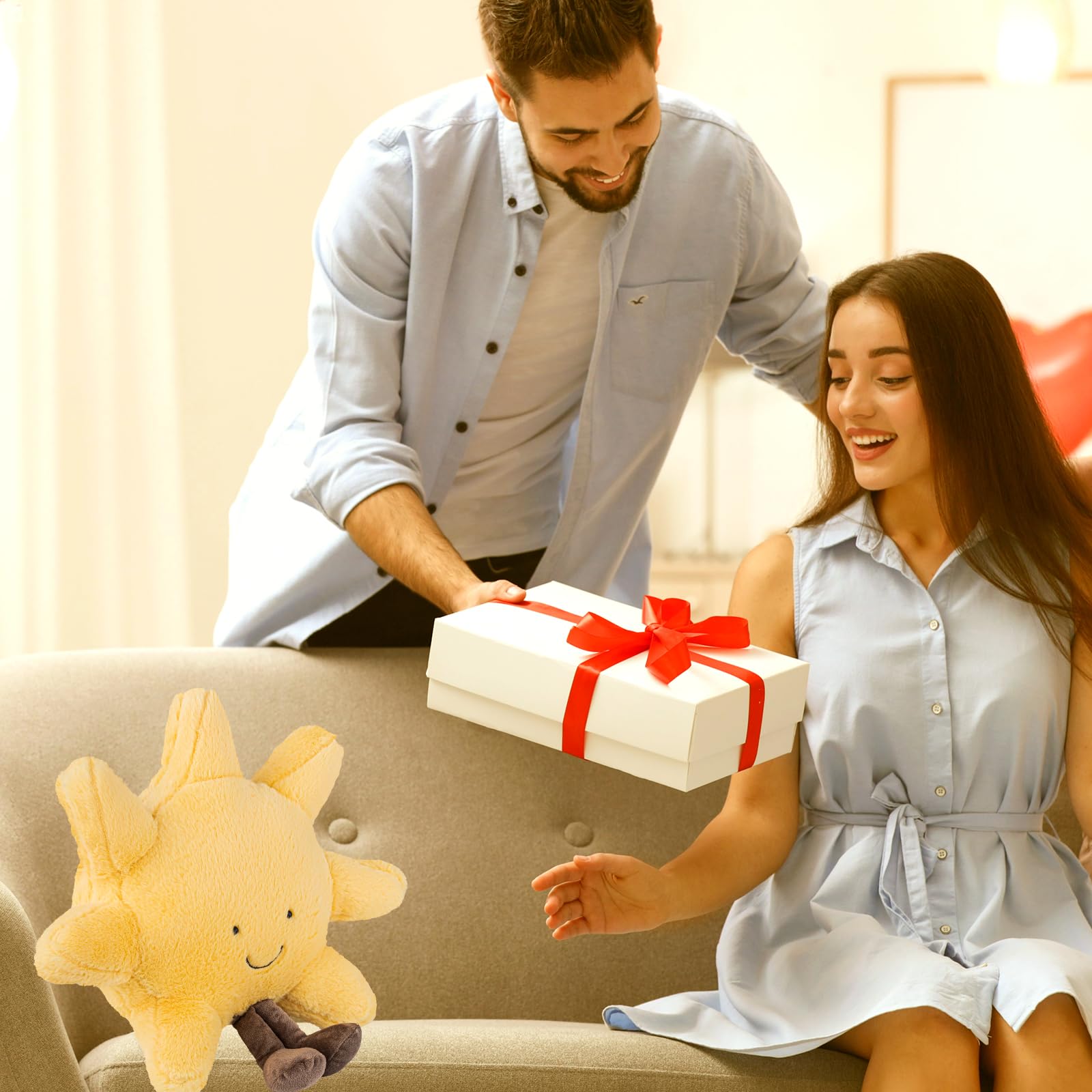 Foto 6 pulgar | Cojín De Peluche Para Niños De 30 Cm, Bonito, Sonriente, Divertido Y Lleno De Sol - Venta Internacional.