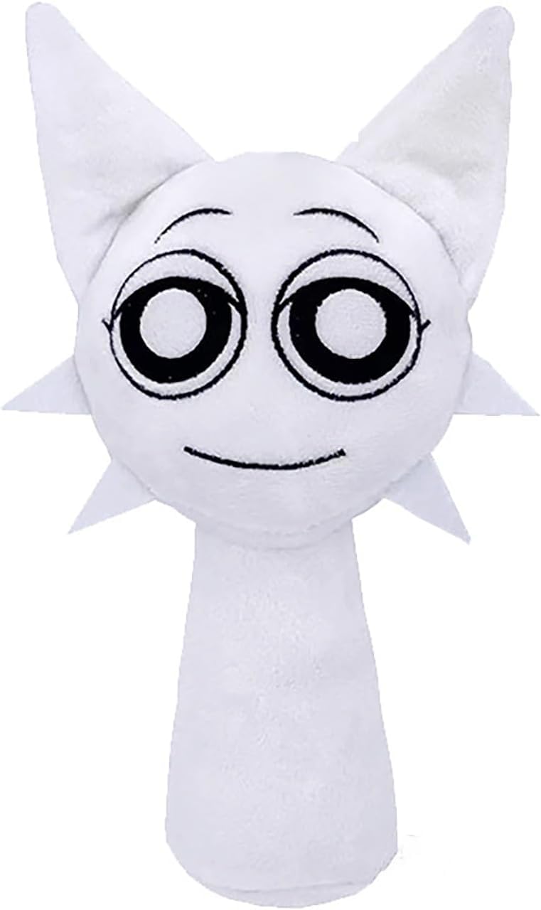 Foto 4 pulgar | Peluche Sprunki Game Wenda, 25 Cm, Blanco, Para Niños Y Adultos - Venta Internacional.