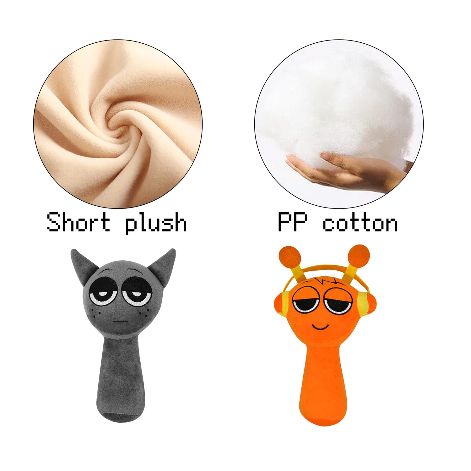 Foto 4 pulgar | Almohada De Peluche Sprunki Horror Games De 20 Cm - Venta Internacional.
