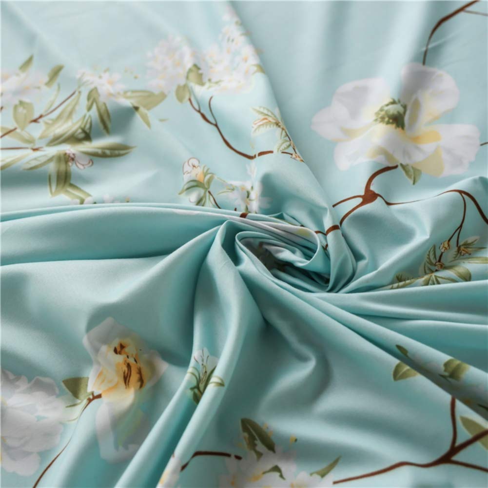 Foto 7 | Juego De Cama Feelyou Kids, Sábana Bajera Ajustable Con Estampado Floral, Tamaño Doble - Venta Internacional.