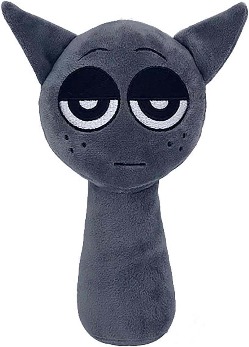 Peluche Sprunki Game Wenda 25 Cm Gris Para Niños Y Adultos - Venta Internacional.