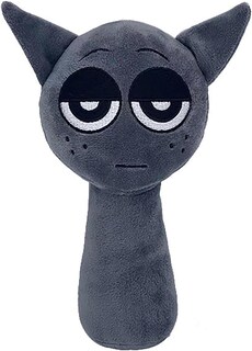 Foto 1 | Peluche Sprunki Game Wenda 25 Cm Gris Para Niños Y Adultos - Venta Internacional.