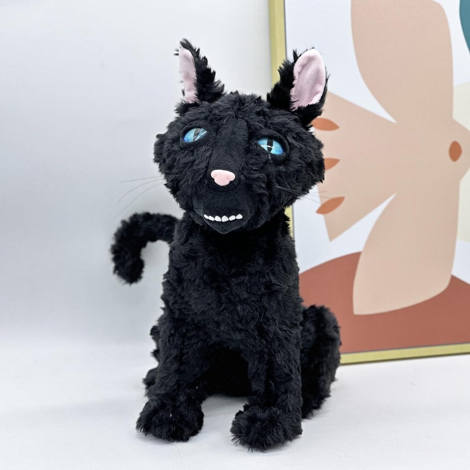 Foto 3 pulgar | Muñeca De Peluche Con Forma De Monstruo Gato Negro De 30 Cm - Venta Internacional.