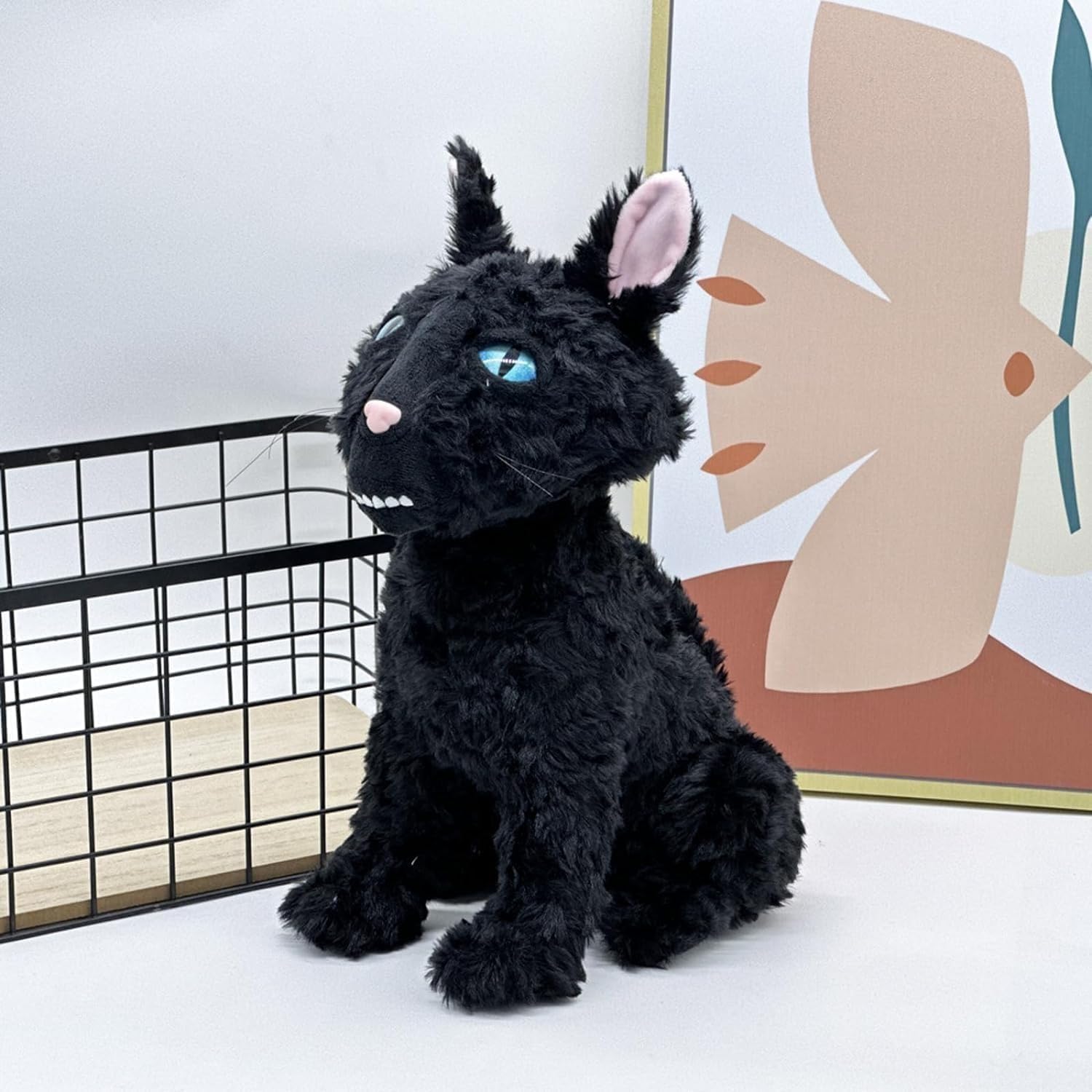 Foto 4 pulgar | Muñeca De Peluche Con Forma De Monstruo Gato Negro De 30 Cm - Venta Internacional.