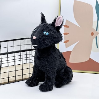 Foto 3 | Muñeca De Peluche Con Forma De Monstruo Gato Negro De 30 Cm - Venta Internacional.