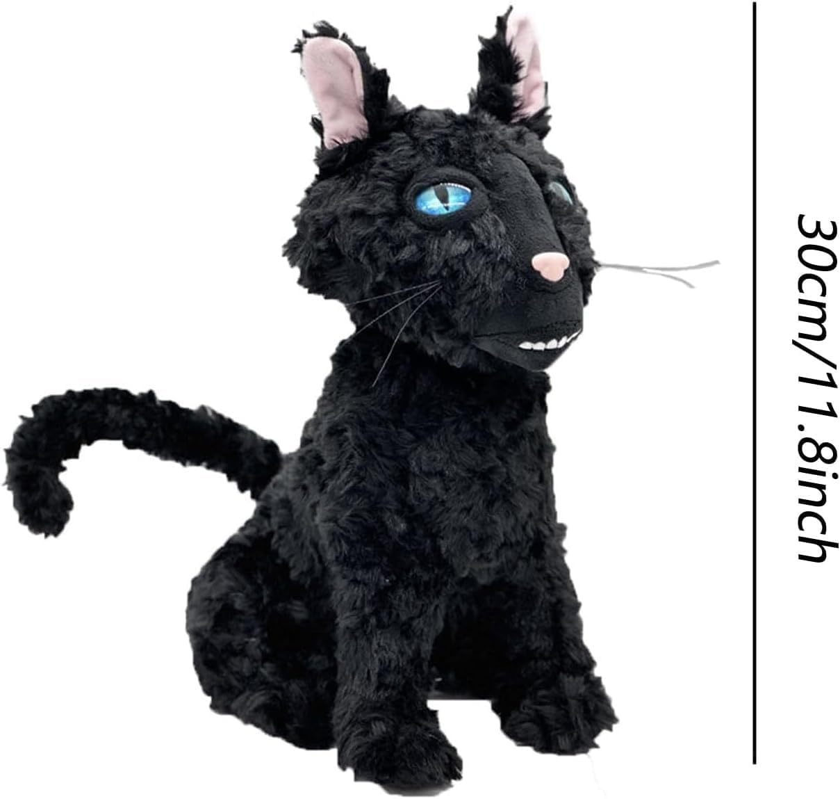 Foto 7 pulgar | Muñeca De Peluche Con Forma De Monstruo Gato Negro De 30 Cm - Venta Internacional.