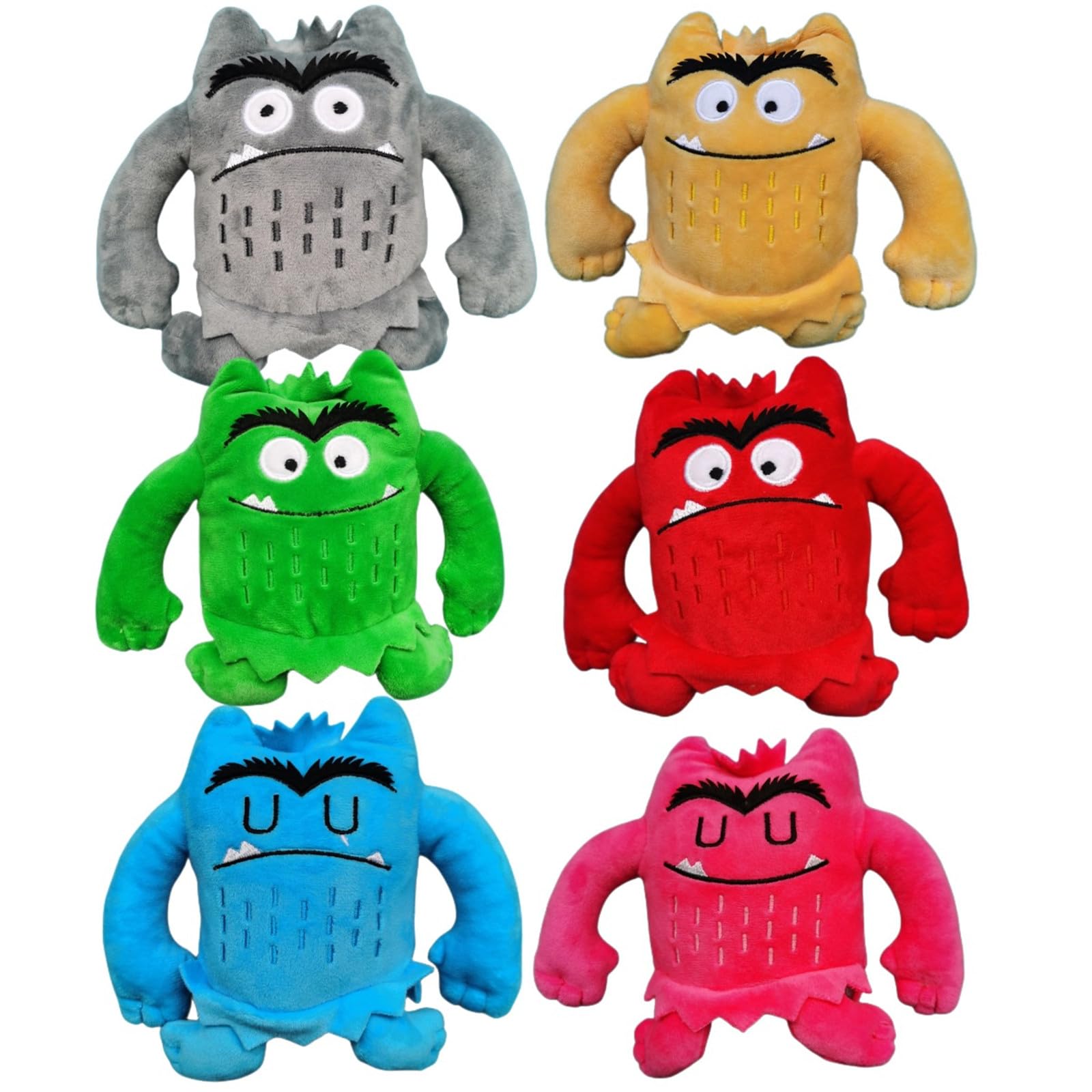 Peluche Color Monster Little Monster, 15 Cm, Polipropileno, Algodón - Venta Internacional.