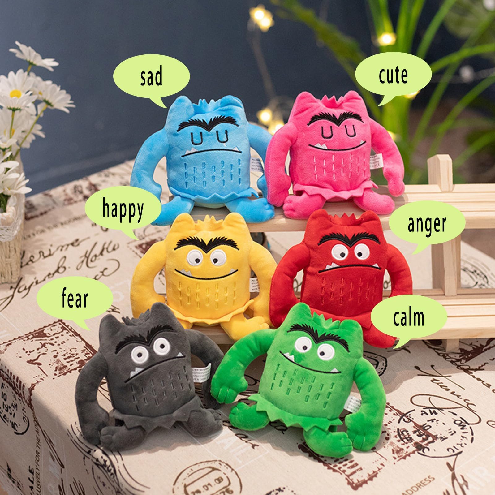 Foto 4 | Peluche Color Monster Little Monster, 15 Cm, Polipropileno, Algodón - Venta Internacional.
