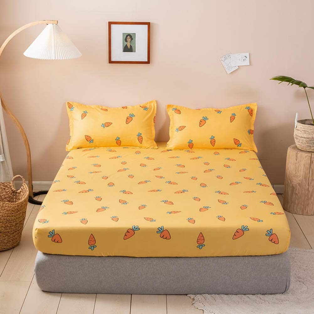 Foto 1 | Juego De Sábanas Feelyou Cute Cartoon Carrot Twin Para Niñas - Venta Internacional.