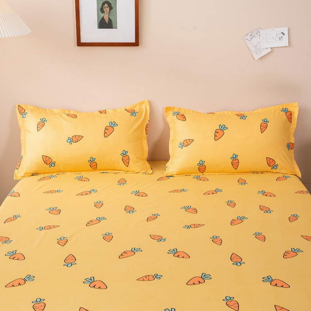 Foto 5 pulgar | Juego De Sábanas Feelyou Cute Cartoon Carrot Twin Para Niñas - Venta Internacional.