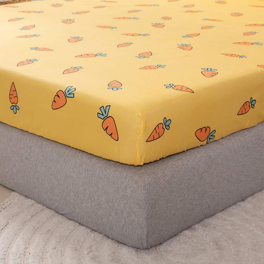 Foto 6 pulgar | Juego De Sábanas Feelyou Cute Cartoon Carrot Twin Para Niñas - Venta Internacional.
