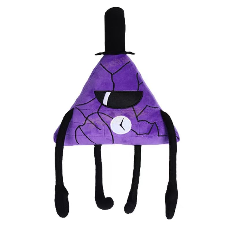 Muñeca De Peluche Falls Bill Cipher De 16.5 Pulgadas, Color Morado, Para Niños Y Adultos - Venta Internacional.