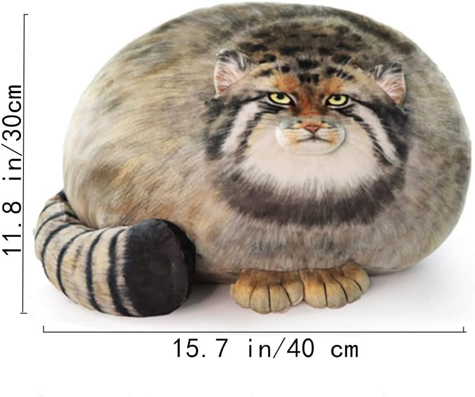 Foto 3 pulgar | Almohada De Peluche Con Forma De Gato Pallas De 45 Cm, Juguete De Peluche, Regalo Para Niños - Venta Internacional.