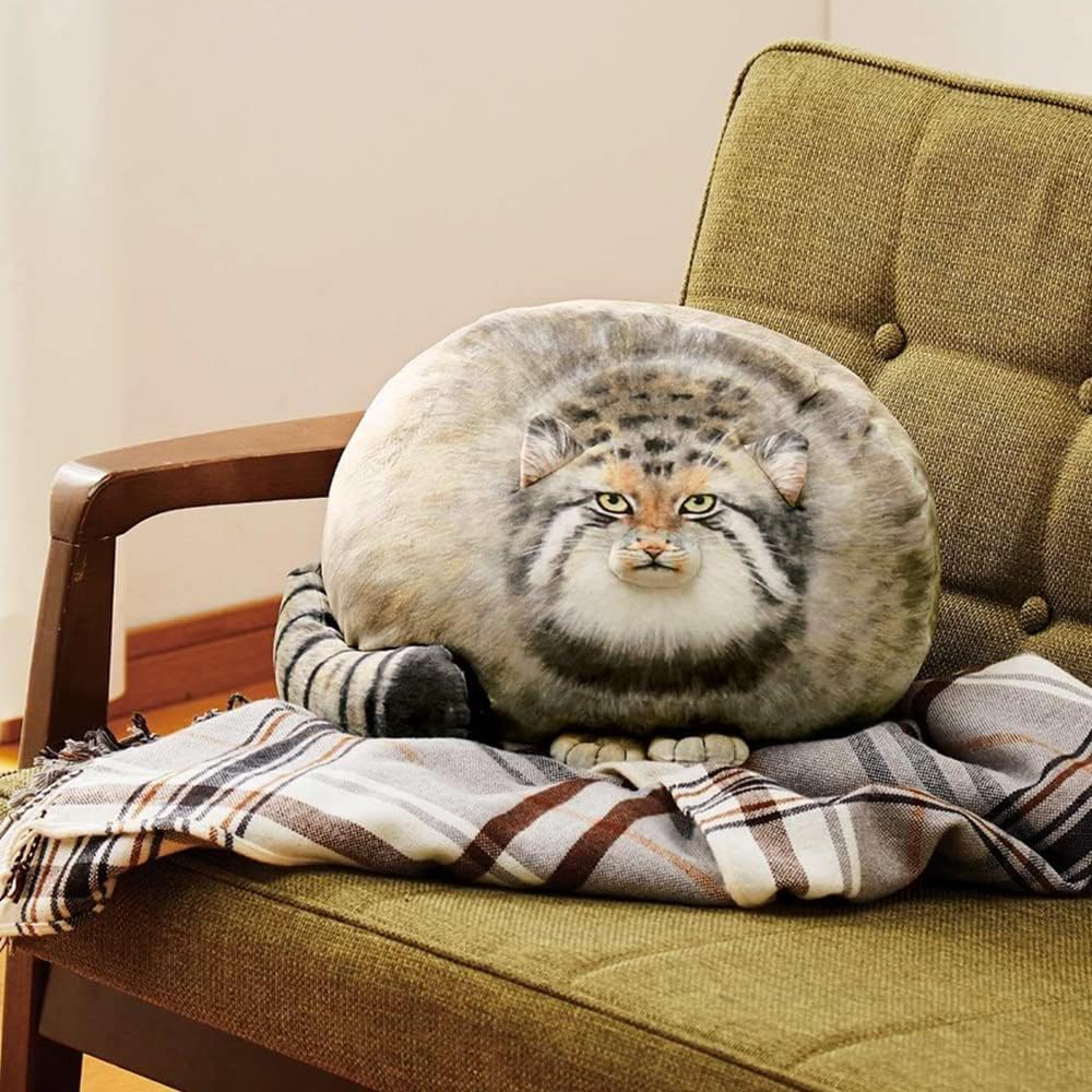 Foto 5 pulgar | Almohada De Peluche Con Forma De Gato Pallas De 45 Cm, Juguete De Peluche, Regalo Para Niños - Venta Internacional.