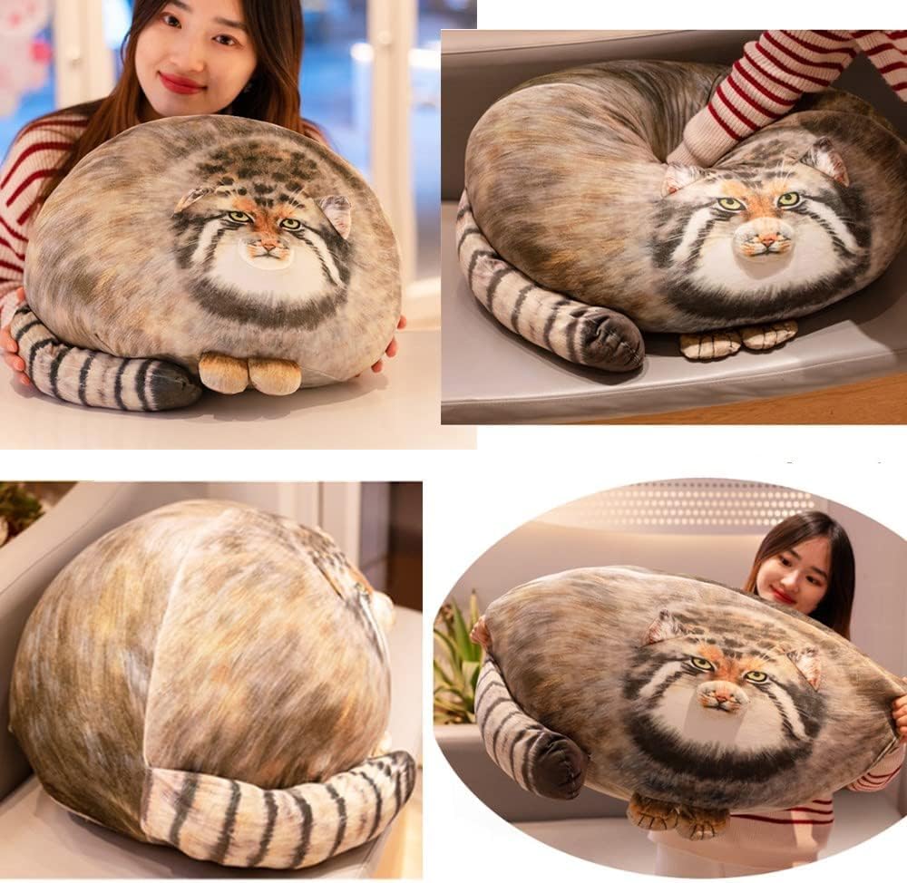 Foto 6 pulgar | Almohada De Peluche Con Forma De Gato Pallas De 45 Cm, Juguete De Peluche, Regalo Para Niños - Venta Internacional.
