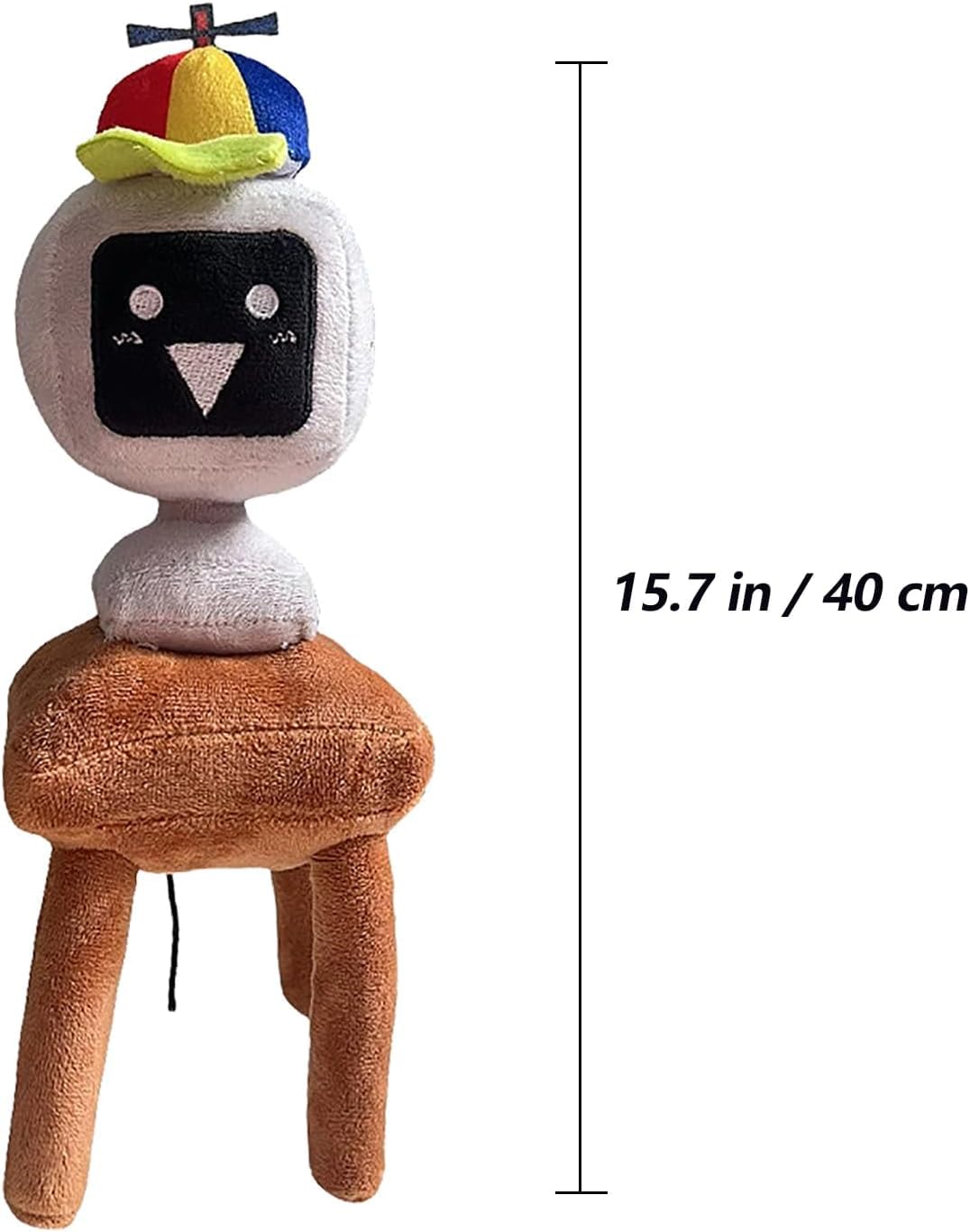 Foto 3 pulgar | Almohada De Peluche Sprunki Mr.fun Con Forma De Ordenador, 25 Cm - Venta Internacional.