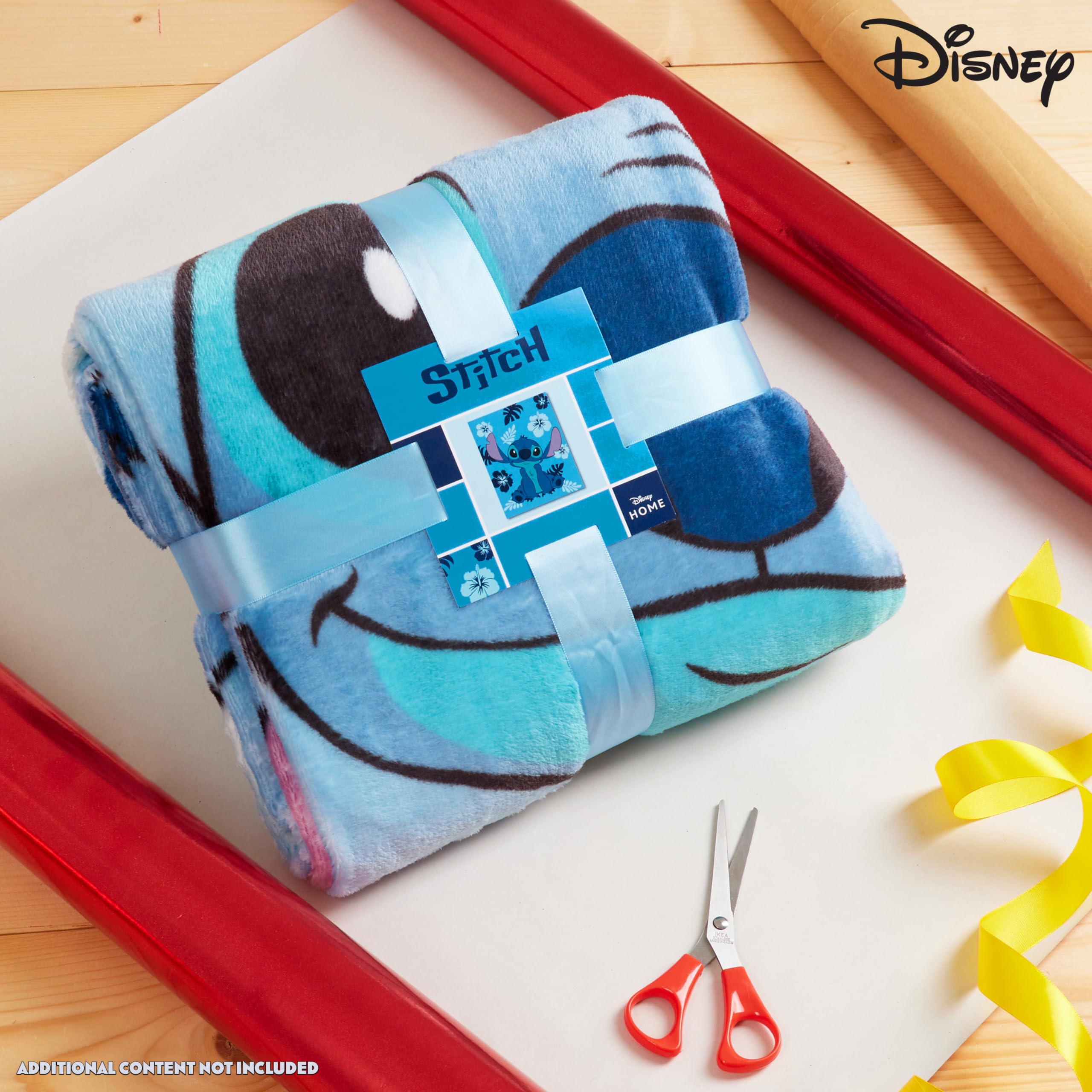 Foto 3 pulgar | Manta Polar Disney Stitch, 150 Cm X 130 Cm, Azul Claro - Venta Internacional.