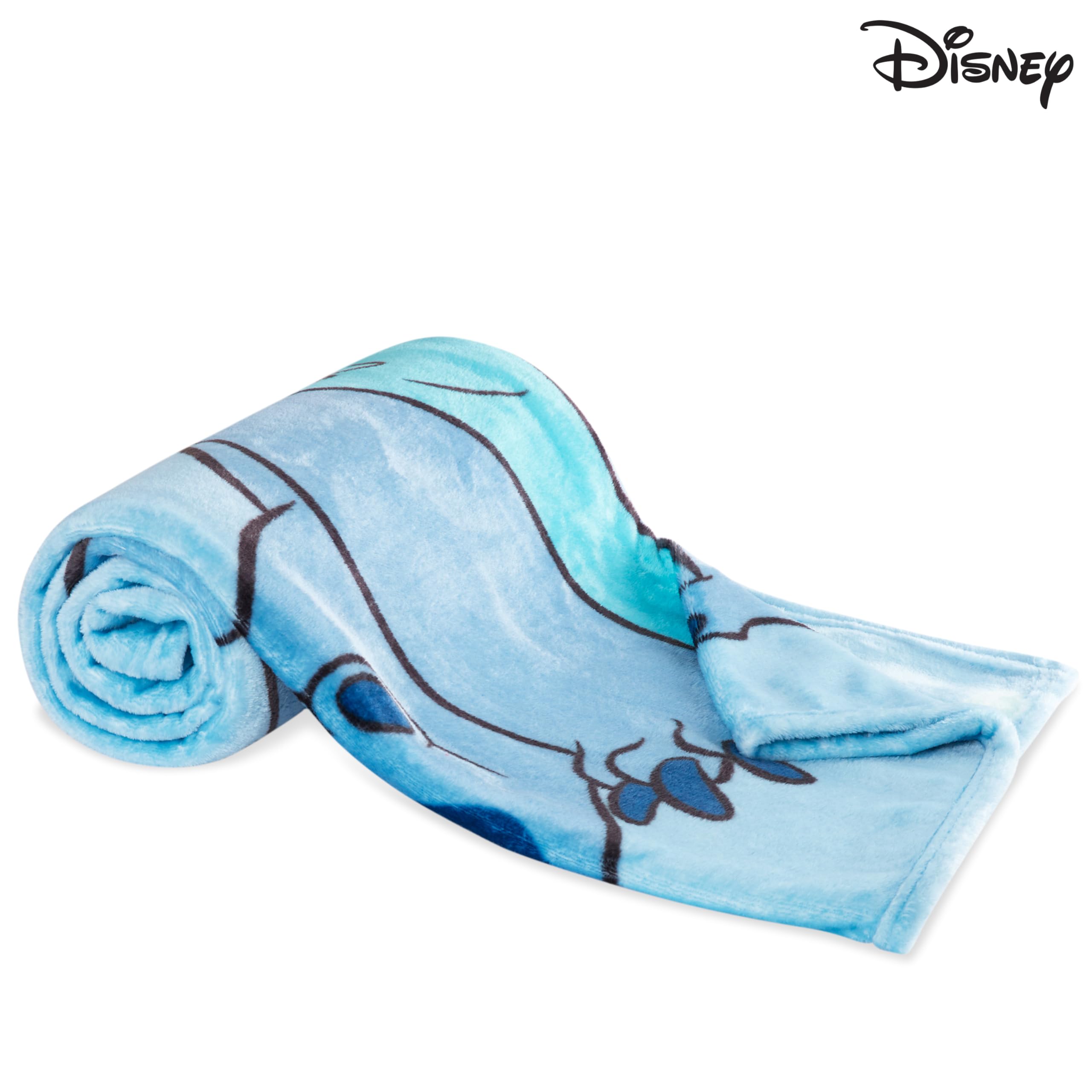 Foto 5 pulgar | Manta Polar Disney Stitch, 150 Cm X 130 Cm, Azul Claro - Venta Internacional.