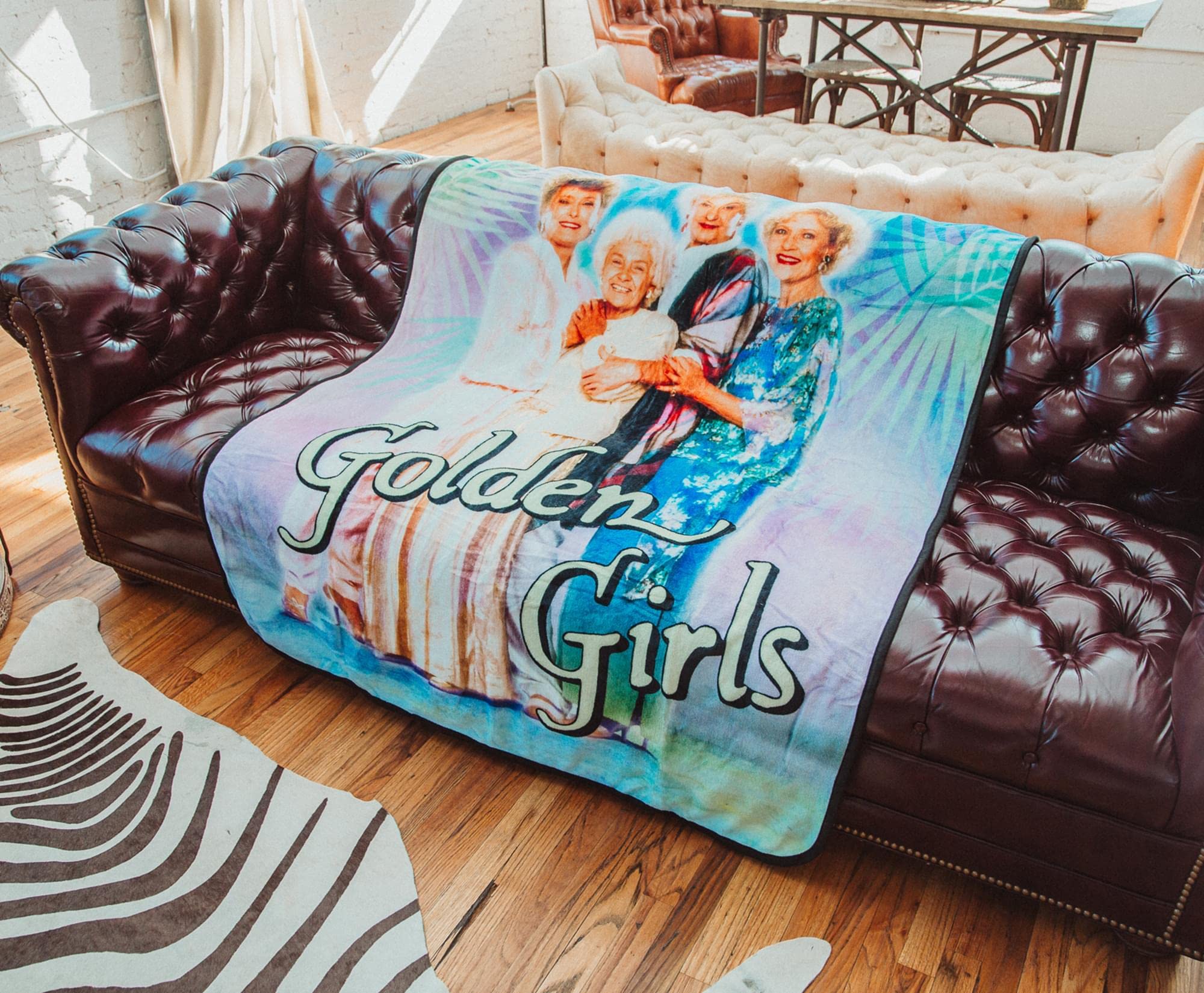Foto 5 pulgar | Manta Polar Silver Buffalo The Golden Girls, 45 X 60 Pulgadas - Venta Internacional.