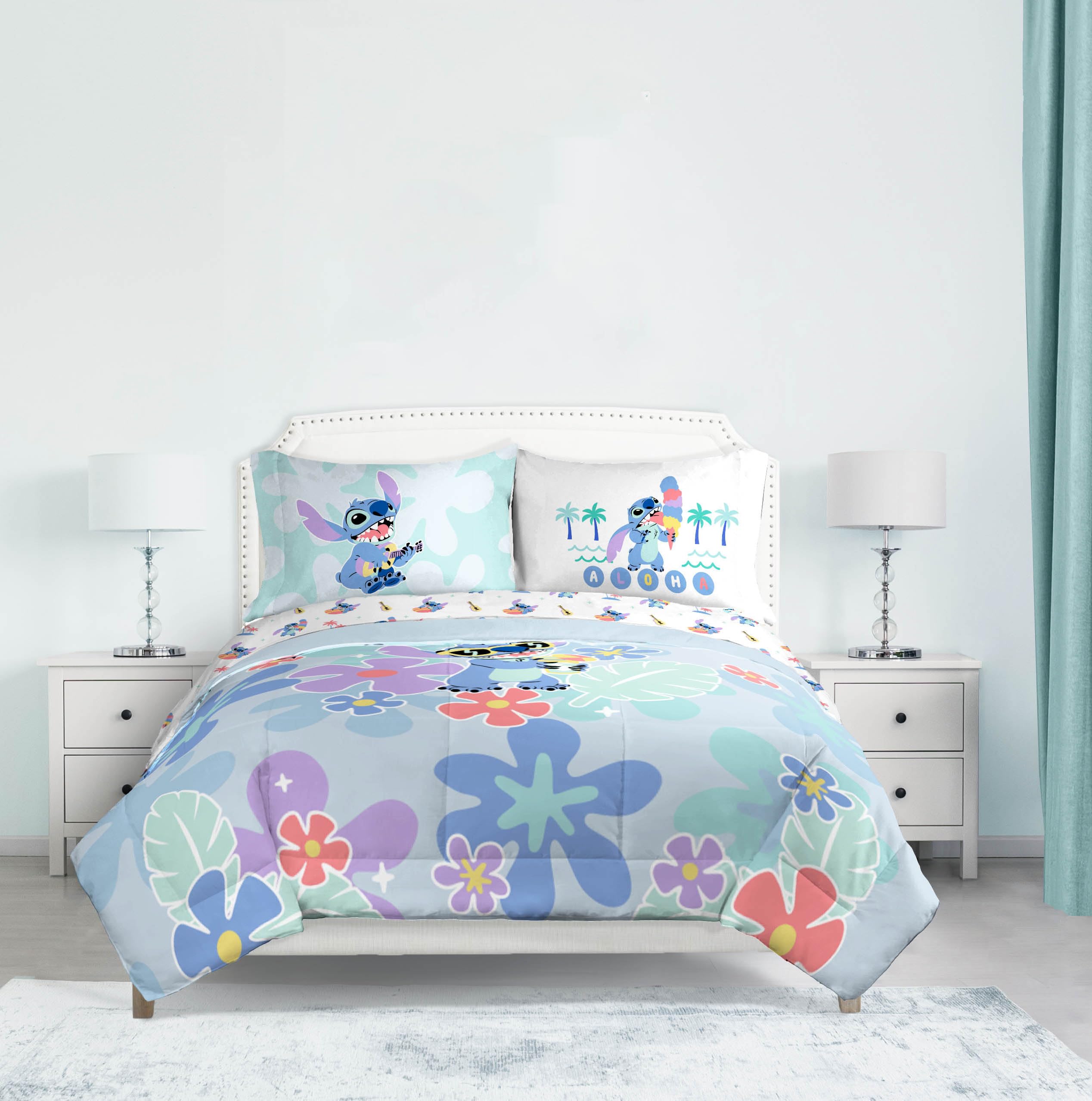 Foto 6 | Juego De Ropa De Cama Jay Franco Disney Lilo And Stitch Tamaño Queen - Venta Internacional.