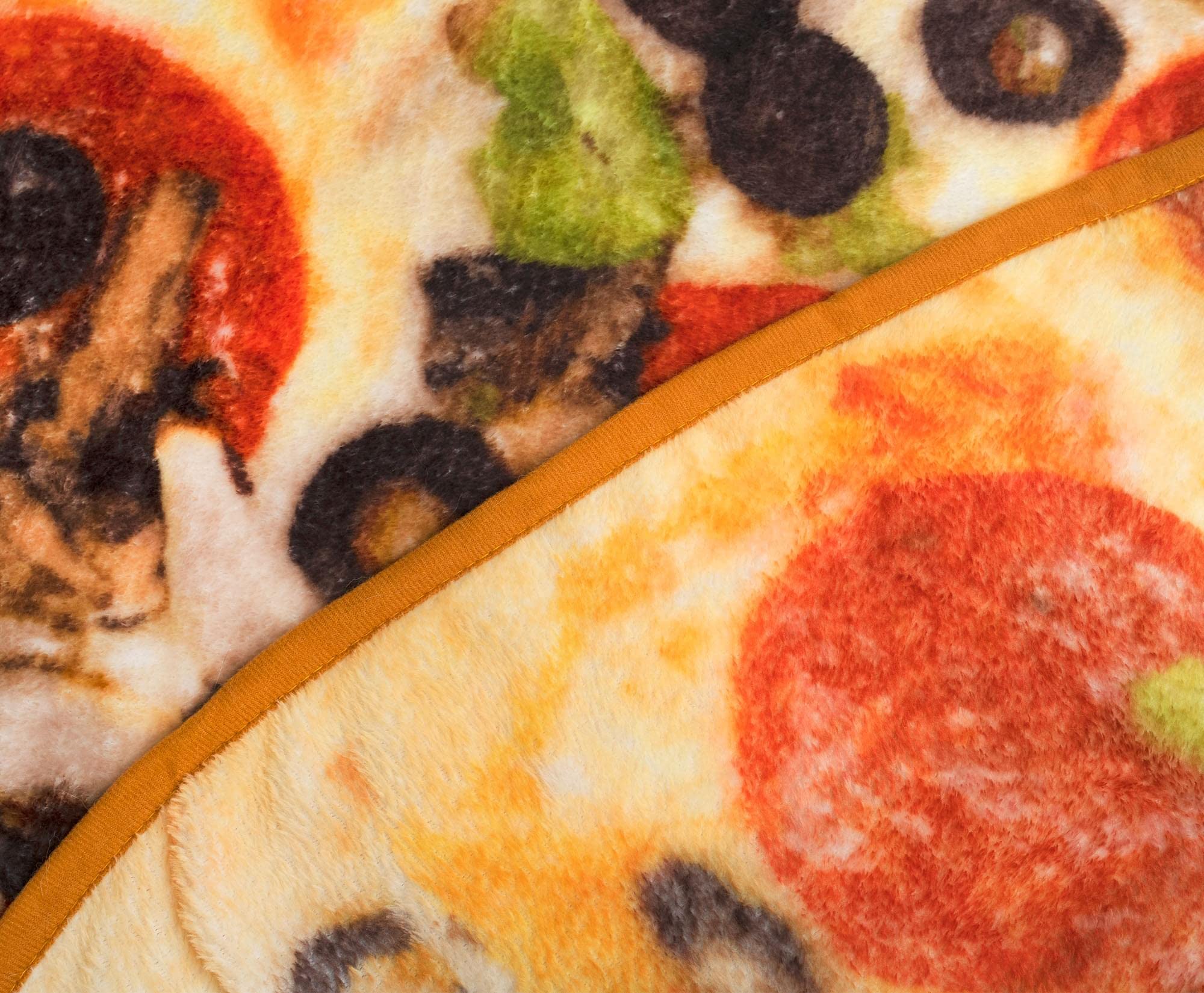 Foto 3 pulgar | Manta Polar Toynk Supreme Pizza De 150 Cm De Diámetro - Venta Internacional.