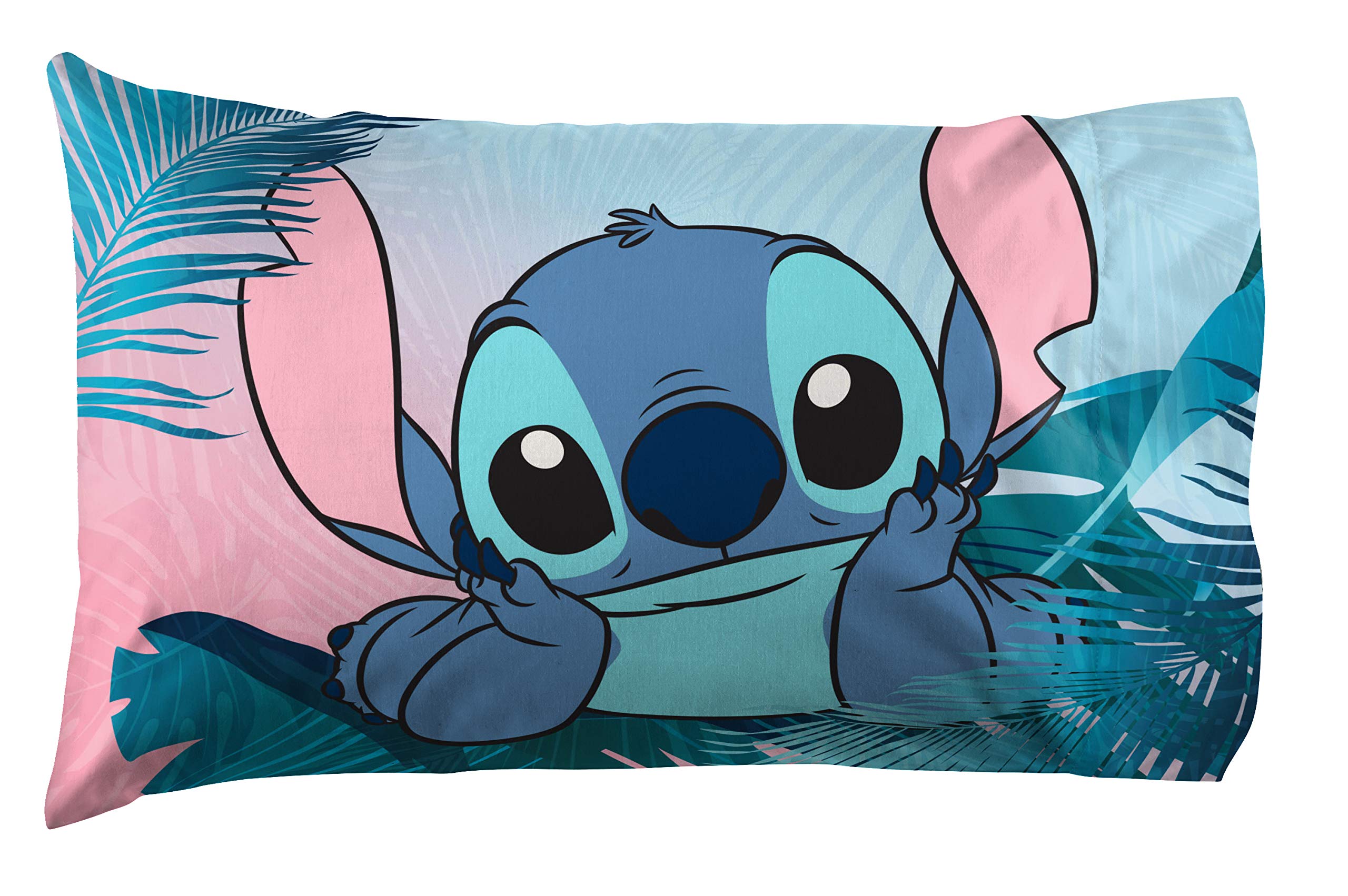 Foto 3 pulgar | Juego De Sábanas Jay Franco Disney Lilo & Stitch Floral Fun Twin - Venta Internacional.