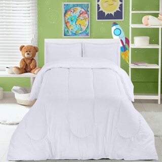 Foto 4 | Juego De Edredón Utopia Bedding Para Todas Las Estaciones, Blanco, Con 2 Fundas De Almohada - Venta Internacional.