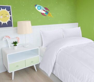 Foto 5 | Juego De Edredón Utopia Bedding Para Todas Las Estaciones, Blanco, Con 2 Fundas De Almohada - Venta Internacional.