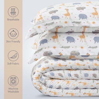 Foto 2 | Juego De Edredón Utopia Bedding All Season Safari Para Niños Con 2 Camas - Venta Internacional.