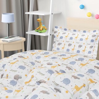 Foto 3 | Juego De Edredón Utopia Bedding All Season Safari Para Niños Con 2 Camas - Venta Internacional.