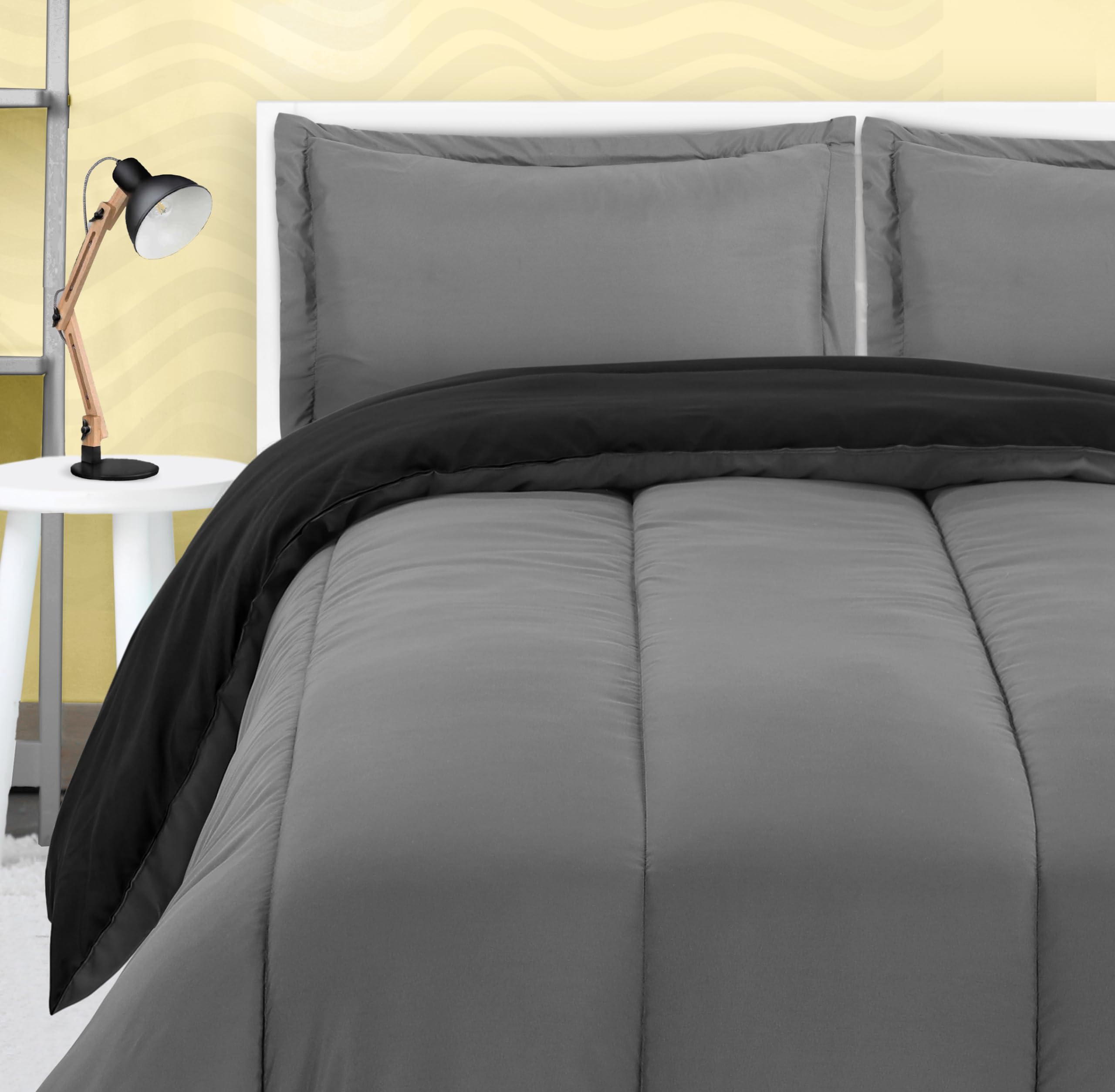 Juego De Edredón Utopia Bedding Para Todas Las Estaciones, Reversible, Doble - Venta Internacional.
