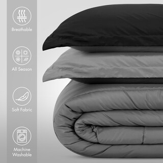 Foto 2 | Juego De Edredón Utopia Bedding Para Todas Las Estaciones, Reversible, Doble - Venta Internacional.