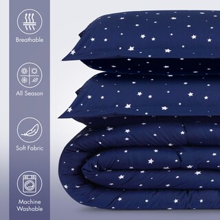 Foto 2 | Juego De Edredón Utopia Bedding All Season Star Para Niños Con 2 Camas Individuales - Venta Internacional.