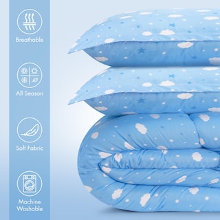 Foto 2 | Juego De Edredón Utopia Bedding All Season Cloud, 3 Piezas, 2 Individuales - Venta Internacional.