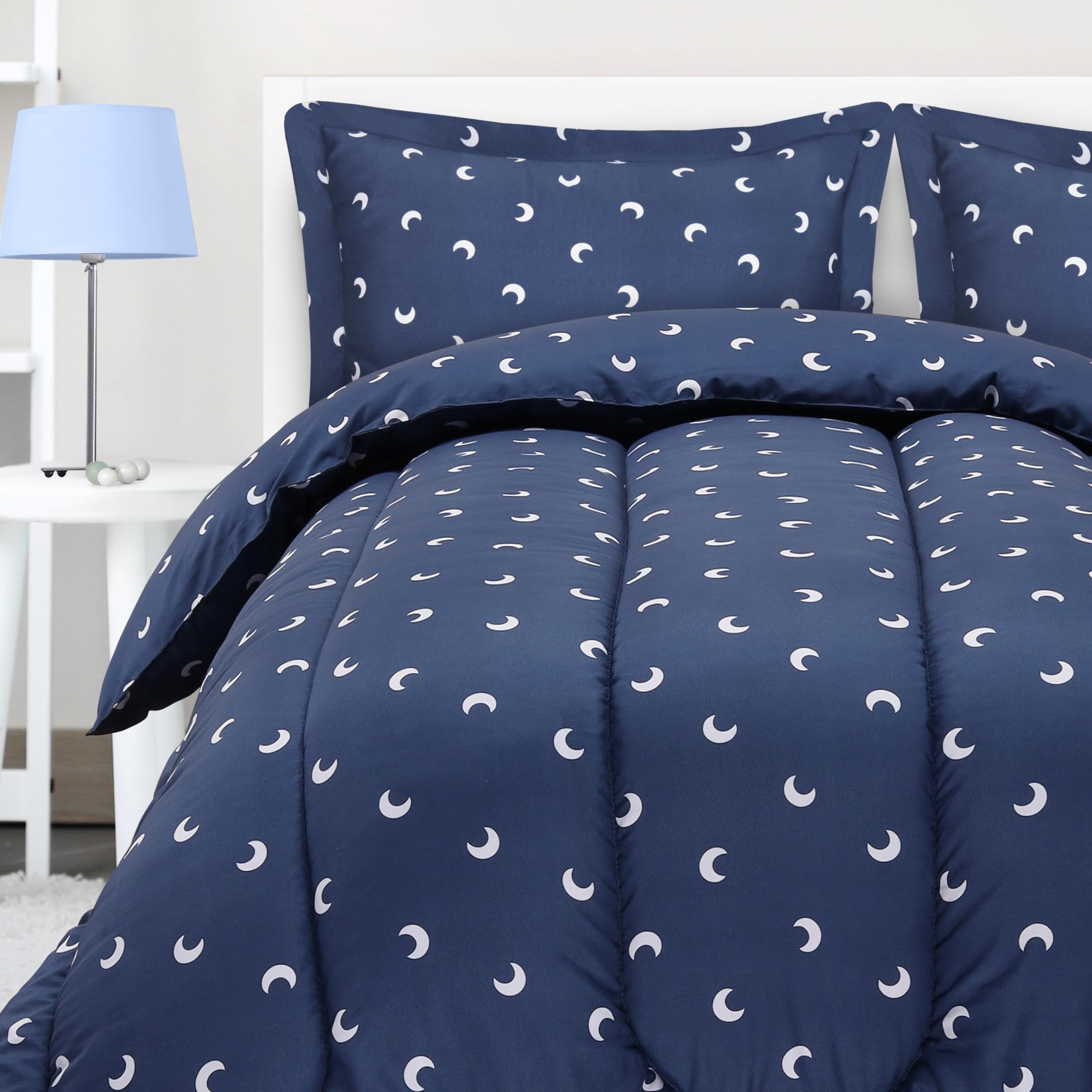Juego De Edredón Utopia Bedding All Season Moon Twin Kids - Venta Internacional.