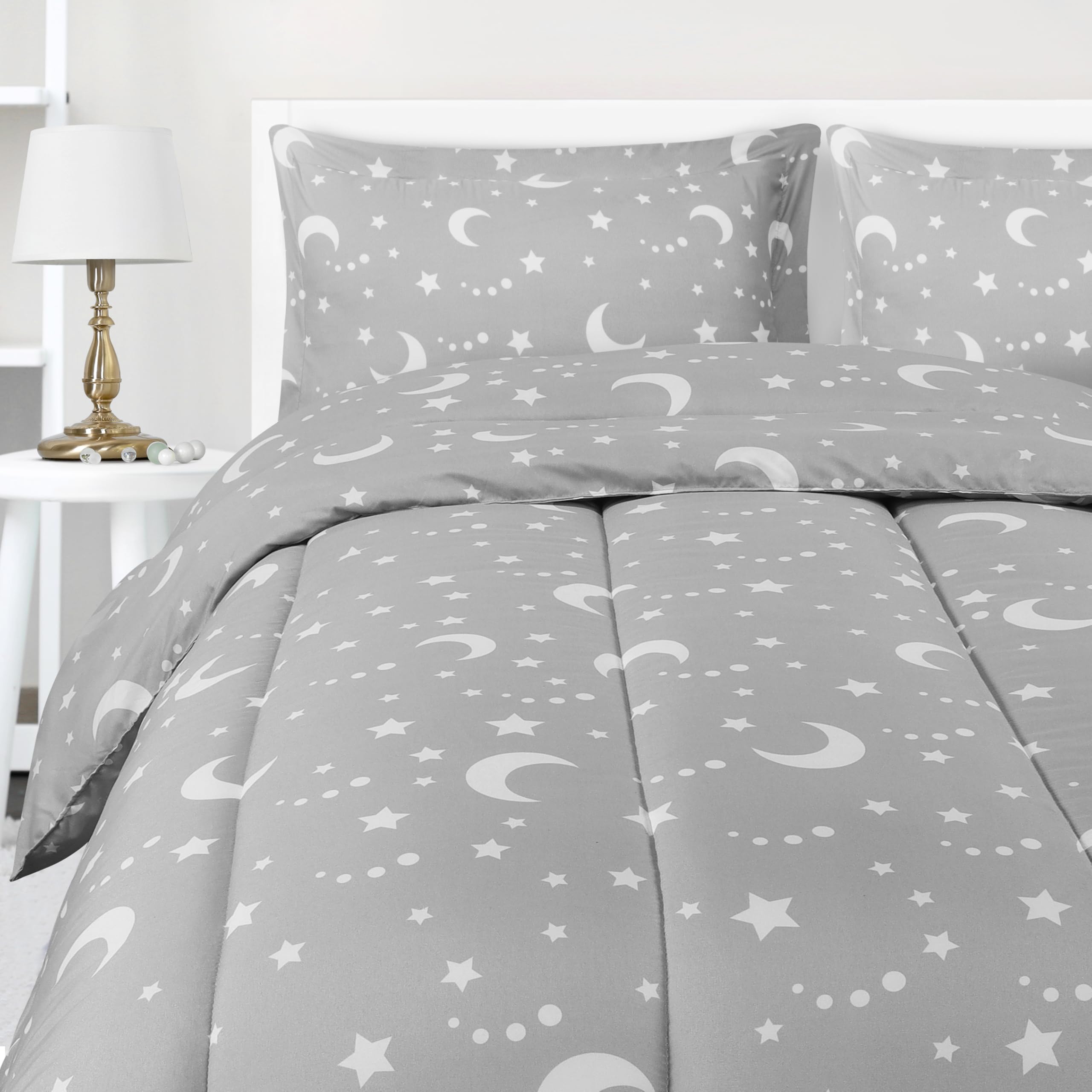 Foto 1 | Juego De Edredón Utopia Bedding All Season Moon Star Twin - Venta Internacional.