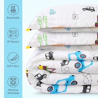 Foto 2 | Juego De Edredón Utopia Bedding All Season Car Para Niños Con 2 Camas - Venta Internacional.