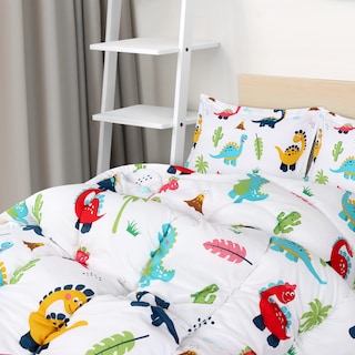 Foto 3 | Juego De Edredón Utopia Bedding Para Todas Las Estaciones Con Diseño De Dinosaurio, Doble, 3 Piezas - Venta Internac