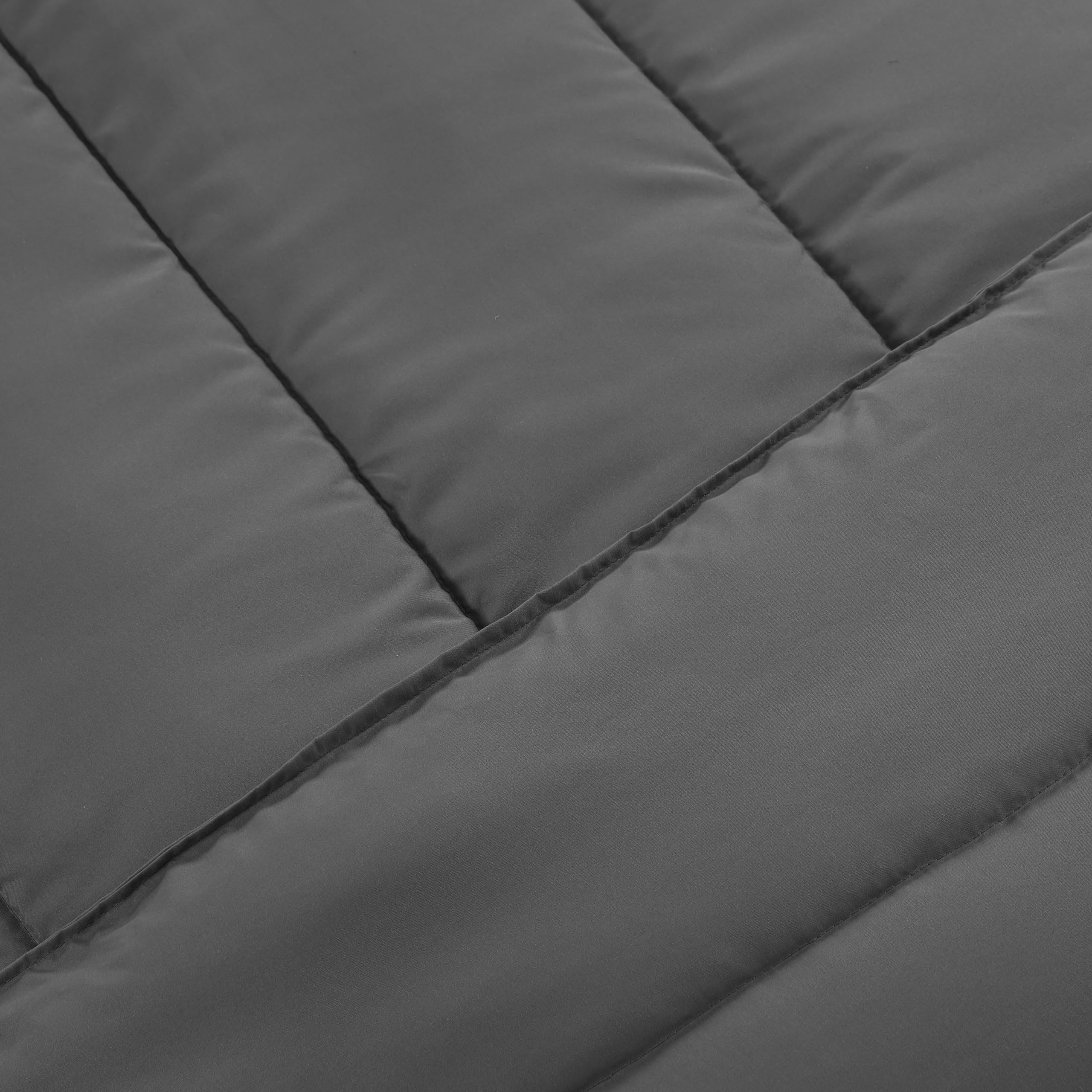 Foto 7 pulgar | Juego De Edredón Utopia Bedding Para Todas Las Estaciones, Gris, Doble Con 2 Fundas - Venta Internacional.