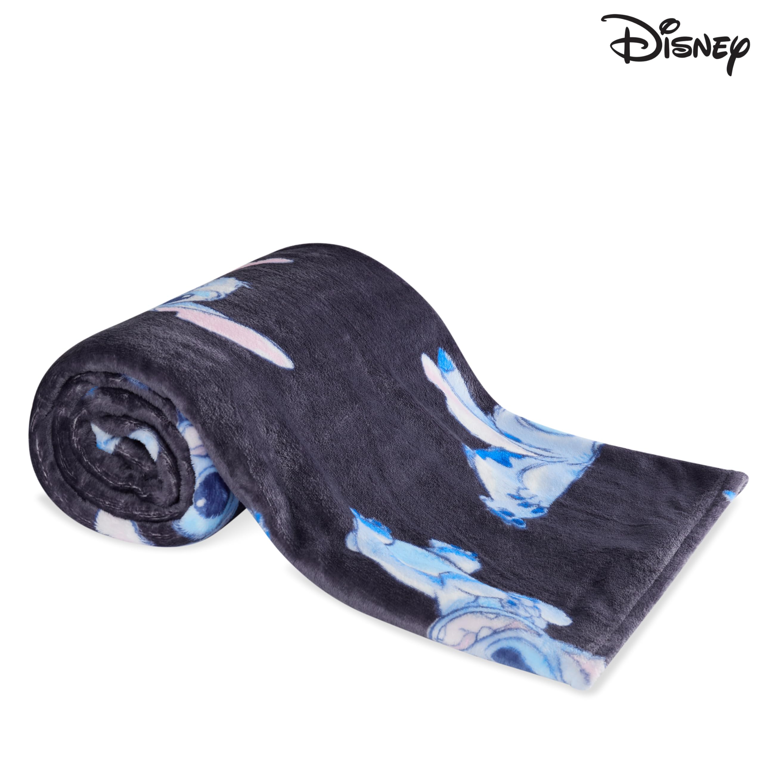 Foto 5 pulgar | Manta Polar con Estampado Disney Stitch 150 x 130 cm Azul - Venta Internacional