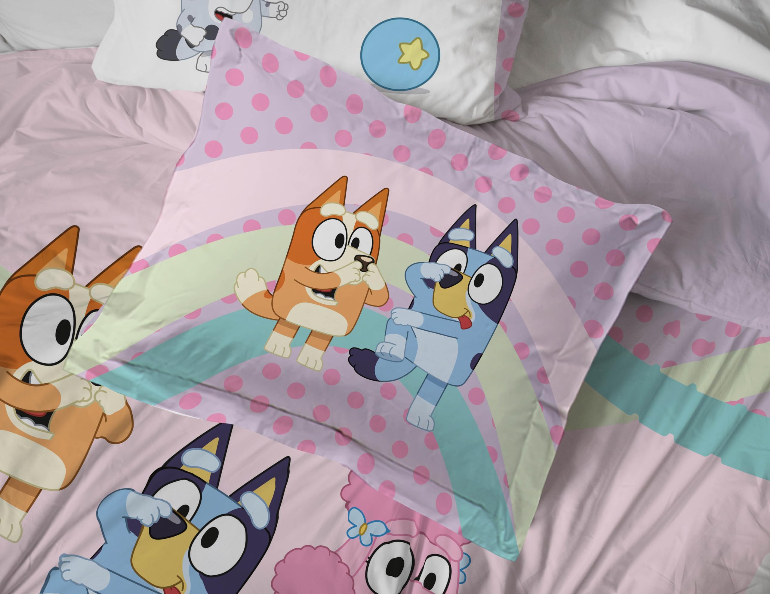 Foto 6 pulgar | Juego De Edredón Jay Franco Bluey Para Ropa De Cama Doble, 5 Piezas - Venta Internacional.