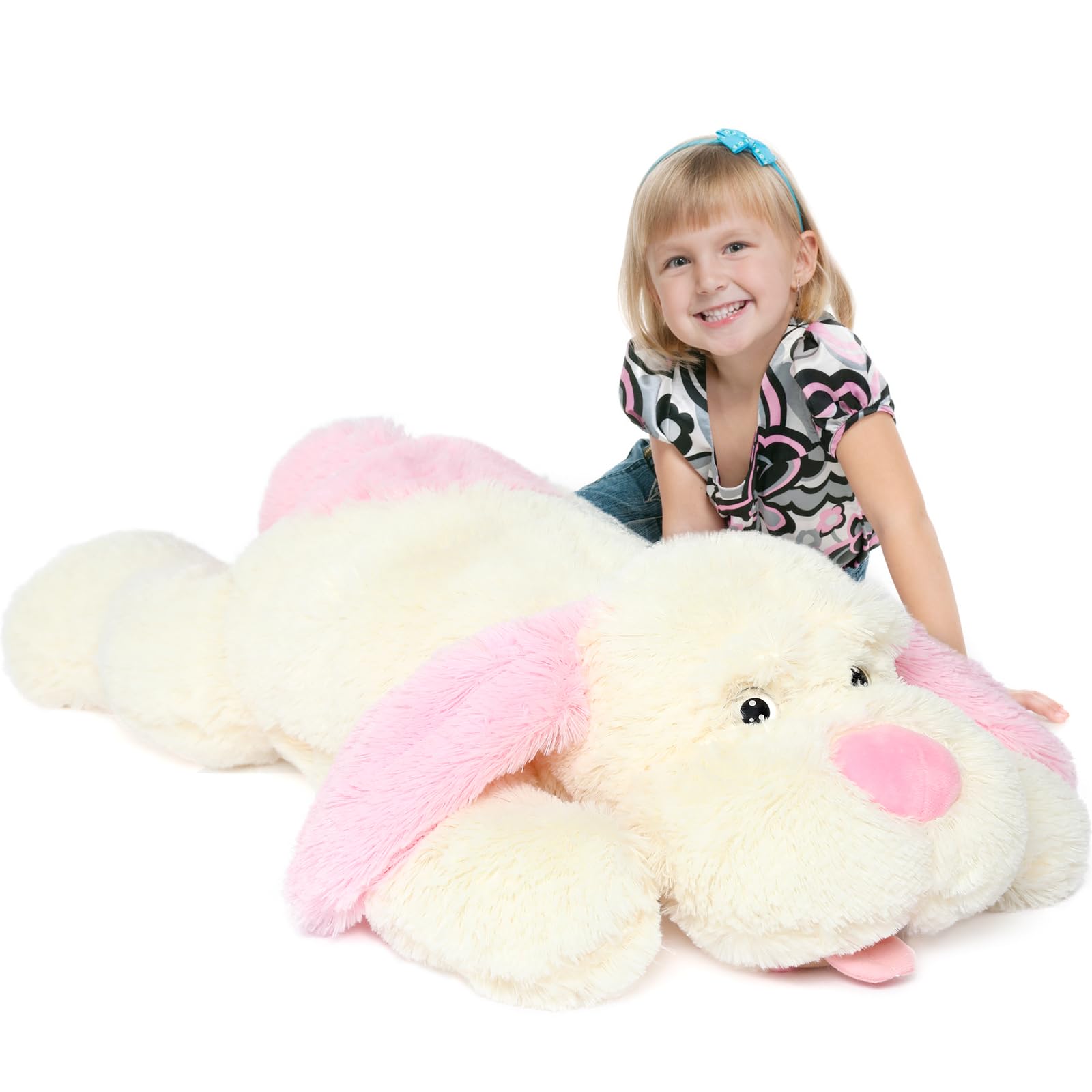 Almohada De Felpa Morismos Dog De Peluche Grande De 80 Cm Para Niños - Venta Internacional.