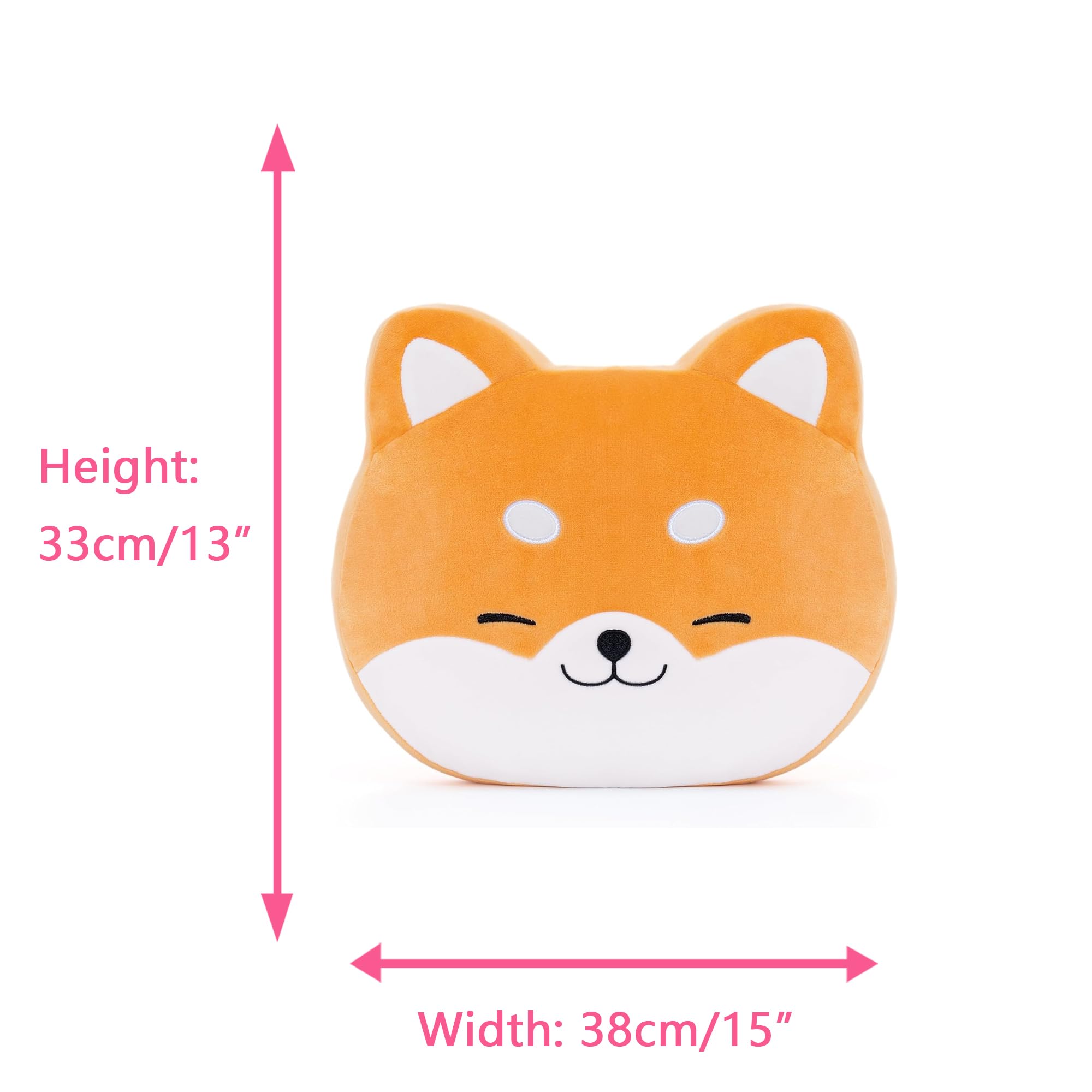 Foto 3 | Peluche Pillow Lazada Corgi Para Niños, 38 Cm, Gris - Venta Internacional.