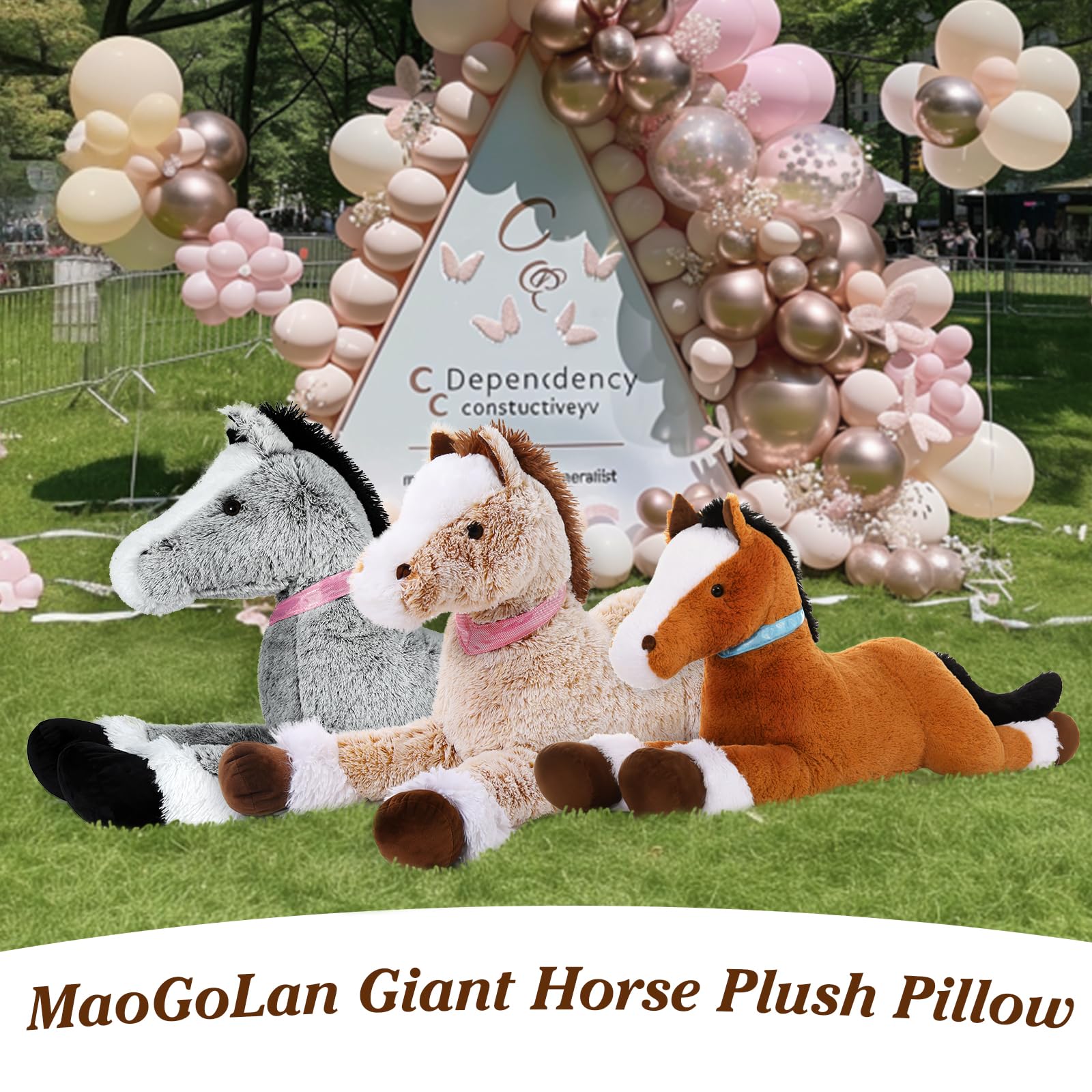 Foto 7 pulgar | Peluche Maogolan Big Horse De 83 Cm Para Niños - Venta Internacional.