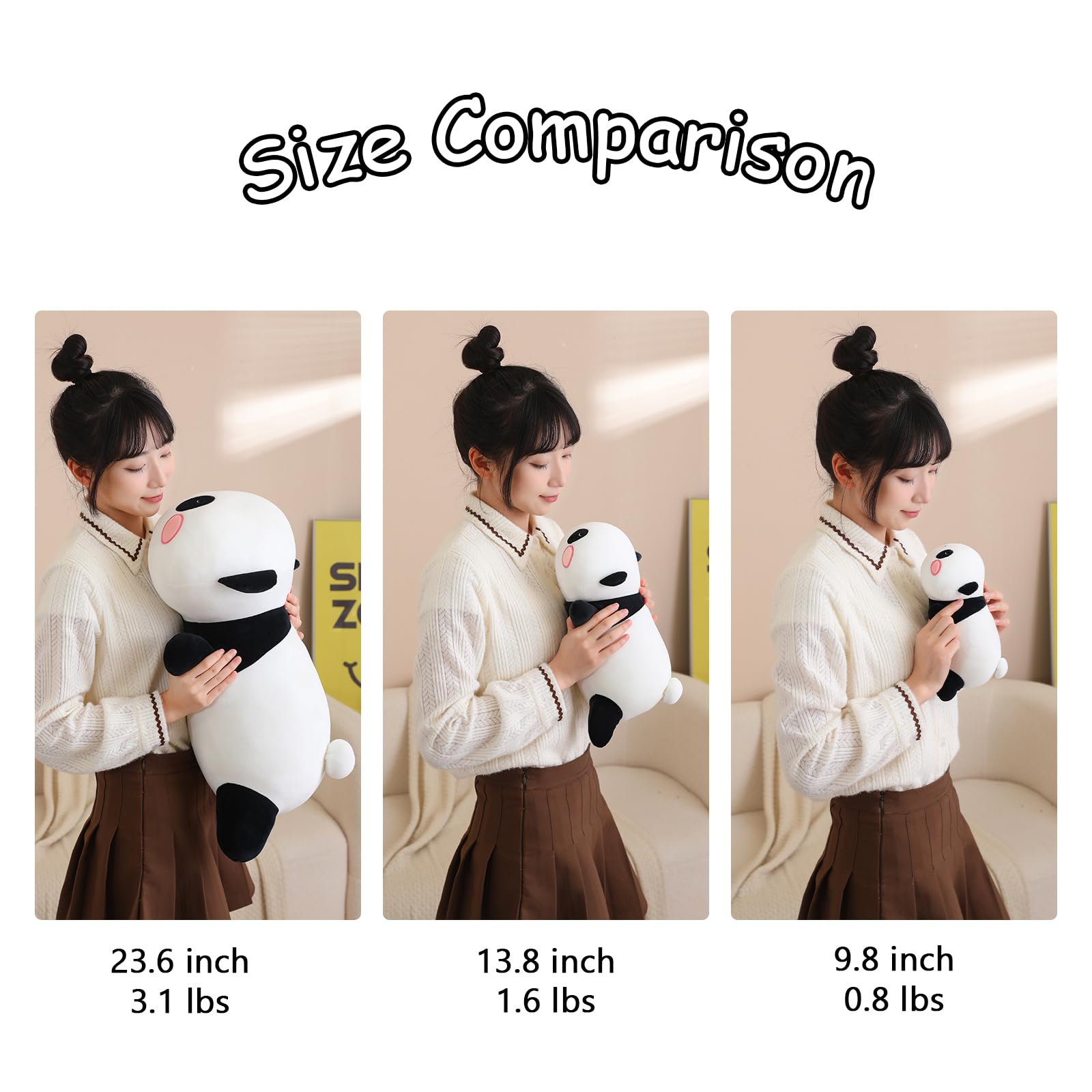 Foto 5 | Peluche De Panda Pesado Sqeqe - Venta Internacional.