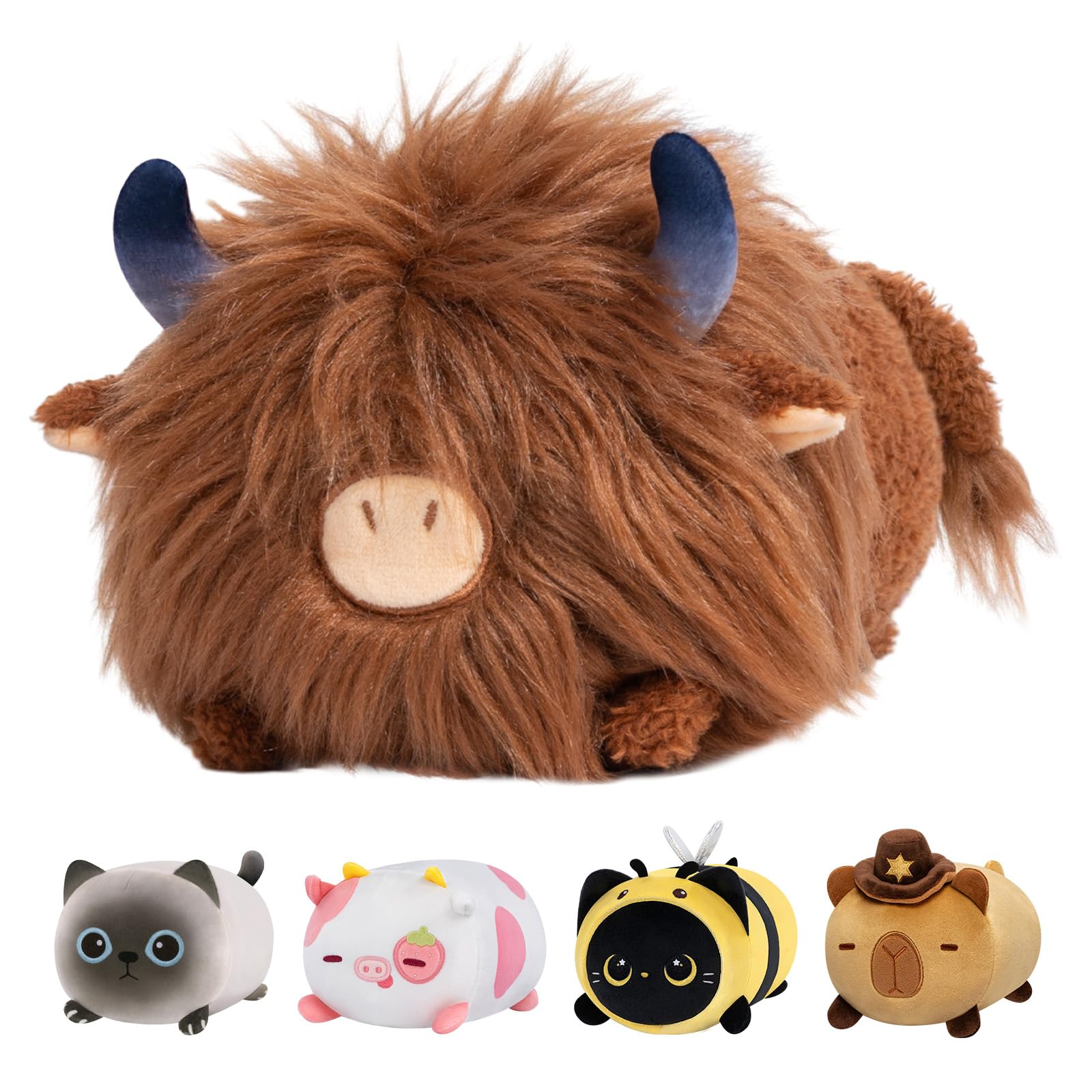 Peluche Mewaii Cute Highland Cow Para Niñas De 40 Cm - Venta Internacional.