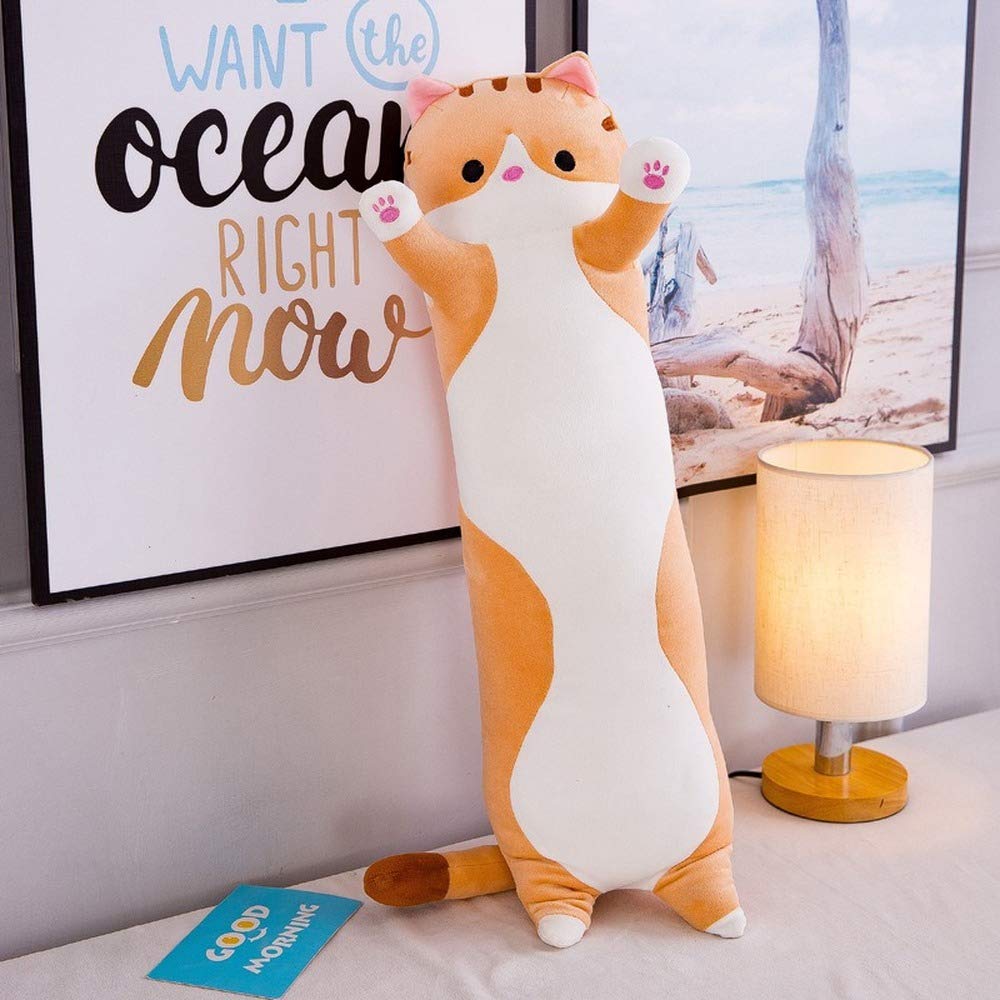 Foto 2 | Muñeca De Peluche Con Forma De Gato Shangman, Adorable Gatito De Peluche Con Dibujos Animados, 90 Cm - Venta Interna