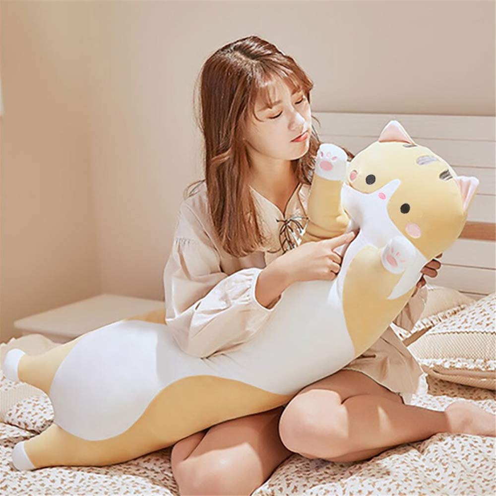 Foto 8 pulgar | Muñeca De Peluche Con Forma De Gato Shangman, Adorable Gatito De Peluche Con Dibujos Animados, 90 Cm - Venta Interna