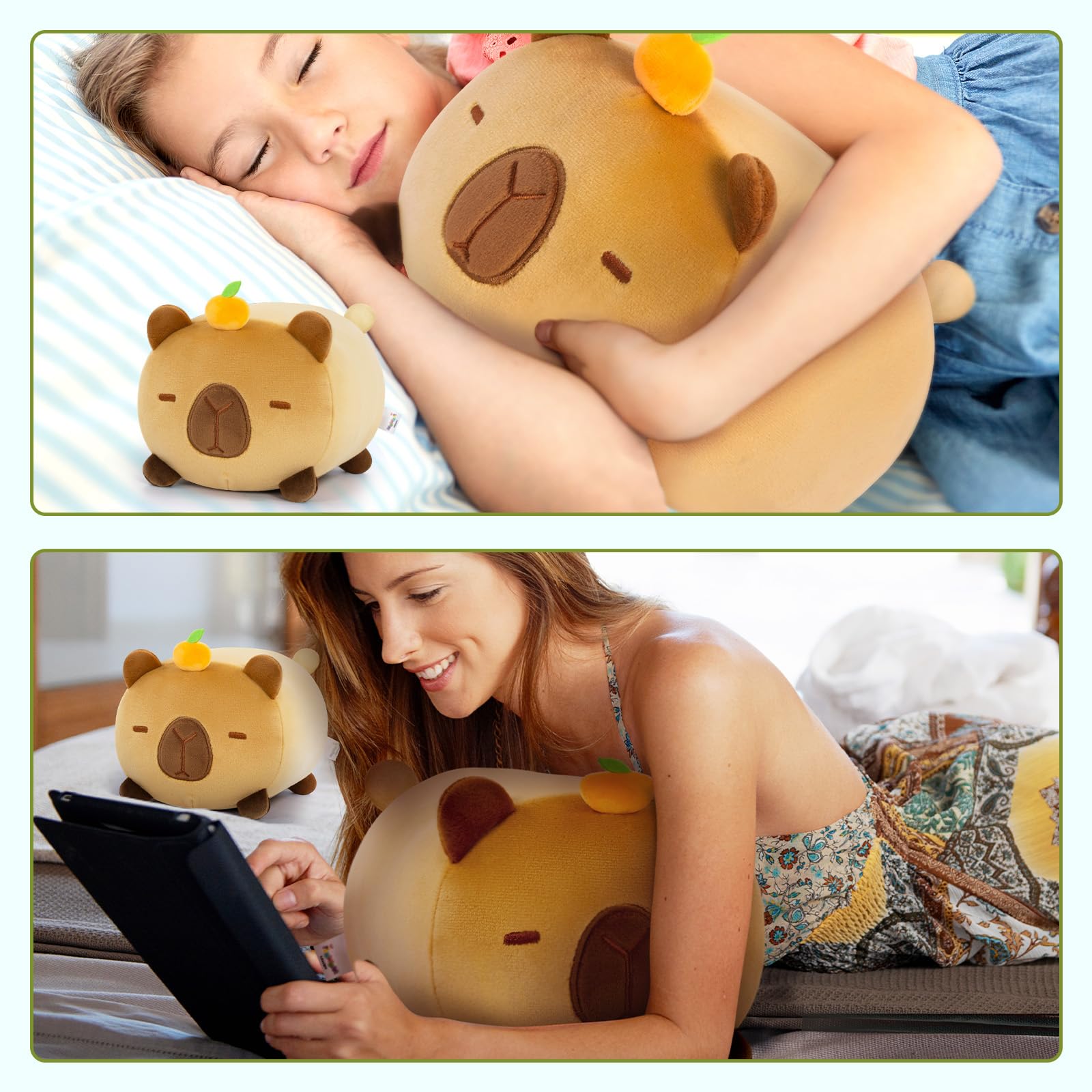 Foto 5 pulgar | Peluche Mewaii Cute Capibara De 40 Cm, Suave Y Esponjoso Para Niños - Venta Internacional.