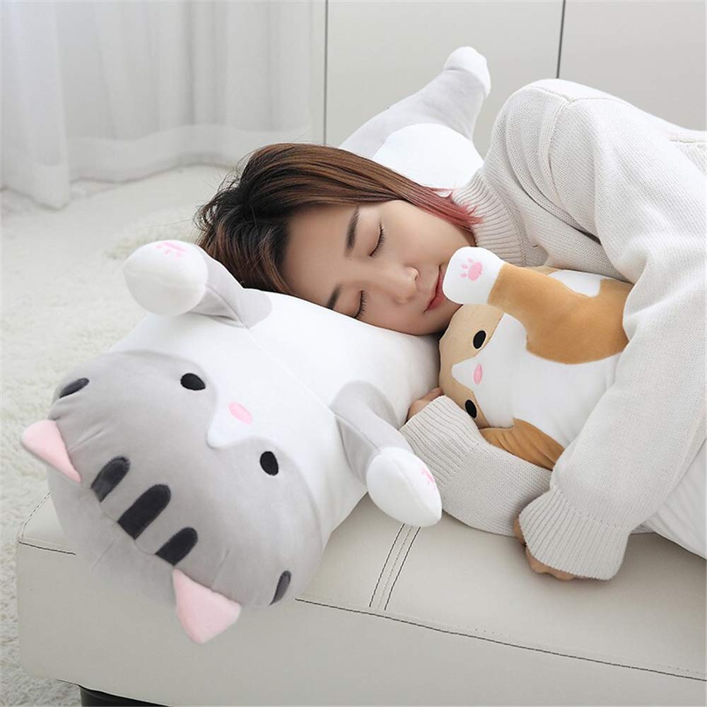 Foto 7 pulgar | Cojín Para Dormir De Peluche Con Forma De Gato Y Gatito De Peluche Con Dibujos Animados - Venta Internacional.